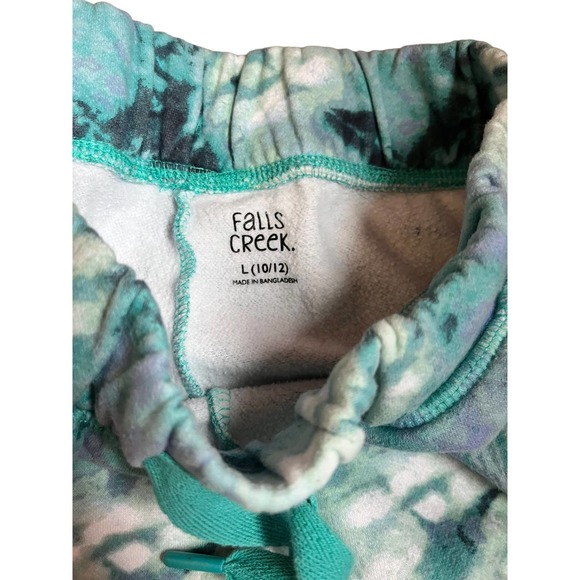 Falls Creek Sweats Tie Dye Style | Blue | Green | Girl | 10, 12 - Picture 3 of 7